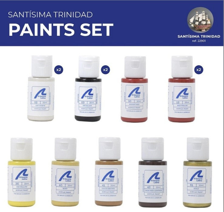 Artesania Latina 277PACK30 SANTISIMA TRINIDAD AT TRAFALGAR SET MODEL 22901