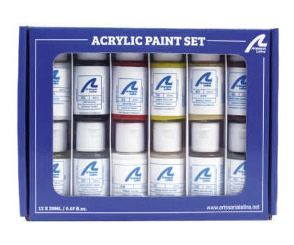 Artesania Latina 277PACK33 STAGE COACH PAINT SET (12 BTLS) MODEL 20345
