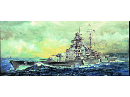 Cuirassé allemand Bismarck 1941 1/700 Trumpeter 05711 (VENTE FINALE)