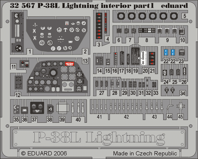 P-38L-5-LO Lightning (avec eduard 32590 & 32567) 1/32 Trumpeter 02227 (VENTE FINALE)