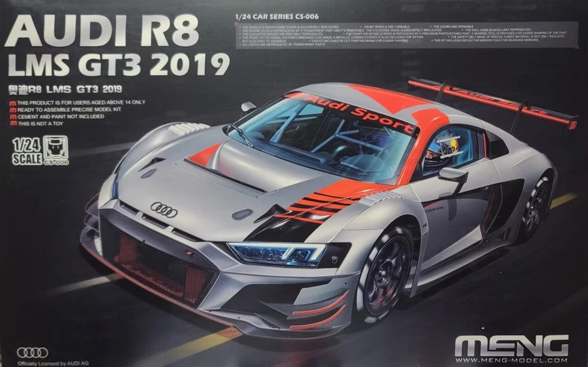 Audi R8 LMS GT3 2019 1/24 Meng CS-006 (FINAL SALE)