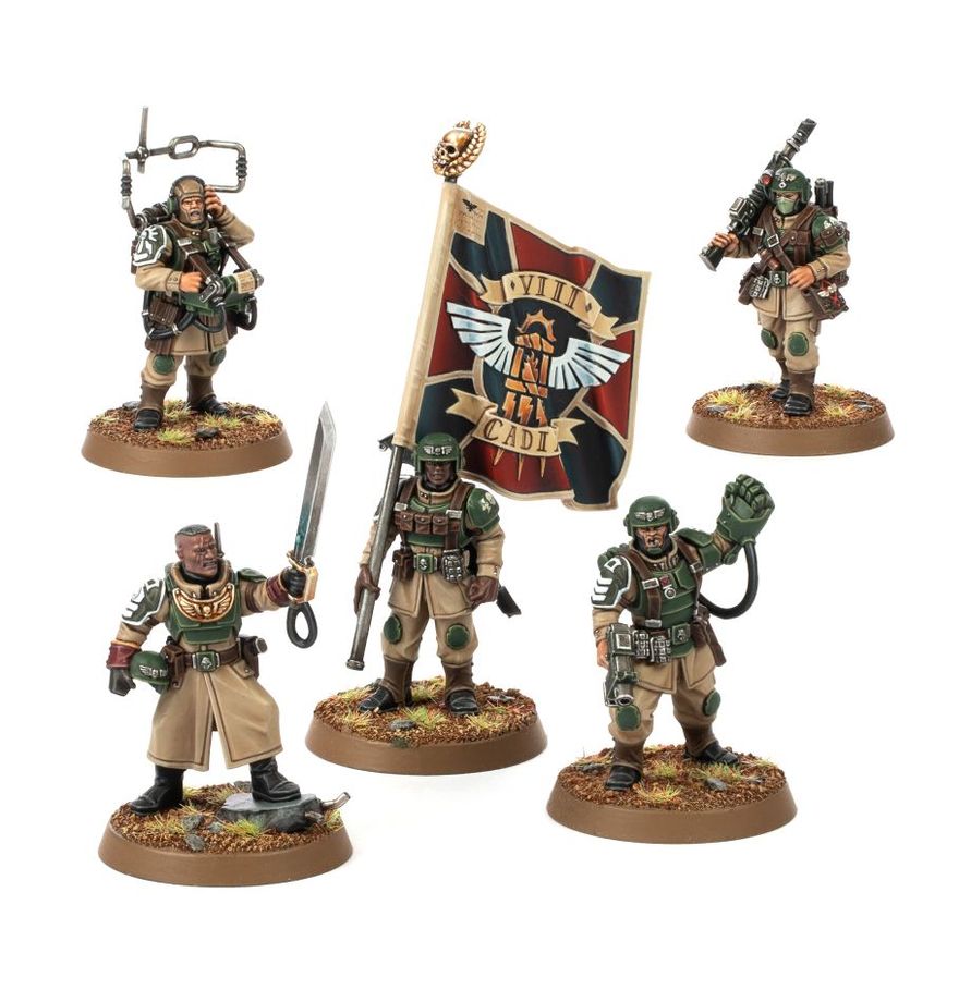 ASTRA MILITARUM : ESCOUADE DE COMMANDEMENT CADienne