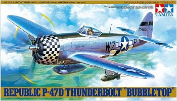 REPUBLIC P-47D THUNDERBOLT BUBBLETOP ÉCHELLE 1/48