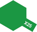 TAMIYA X-25 CLEAR GREEN ACRYLIC MINI