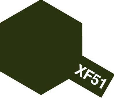 TAMIYA XF-51 FLAT KHAKI DRAB ACRYLIC MINI