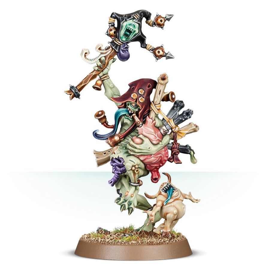 MAGGOTKIN DE NURGLE : JOUEUR DE PIPEAU PURULENT