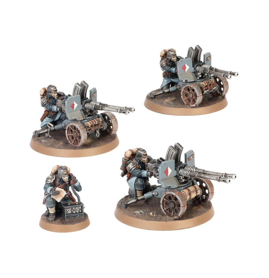 A/MILITARUM : ESCOUADE D'ARMES LOURDES DE KRIEG