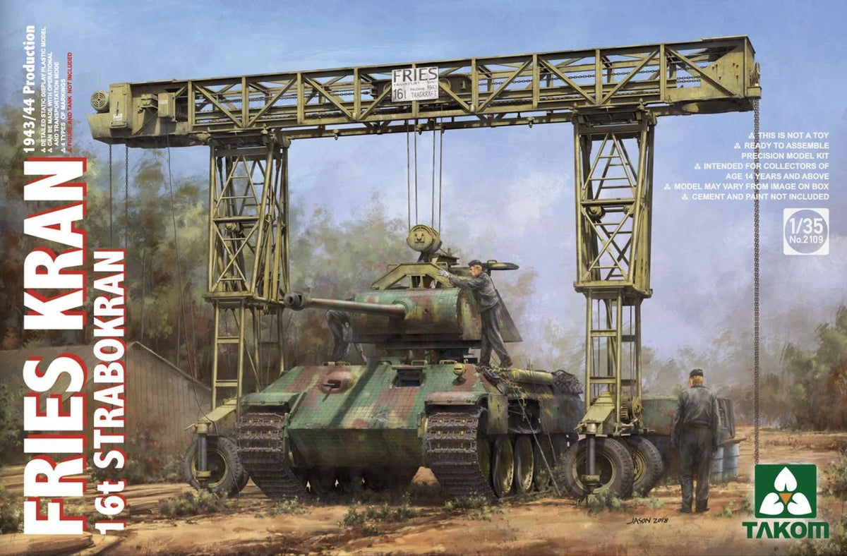 Grue Fries 16t Strabokran 1/35 Takom 2109 (VENTE FINALE)