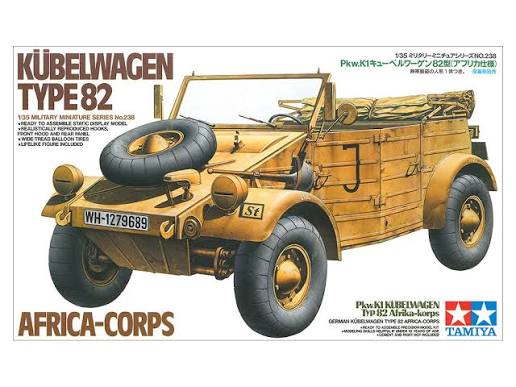 KÜBELWAGEN TYPE 82 AFRIKAKORPS AU 1/35