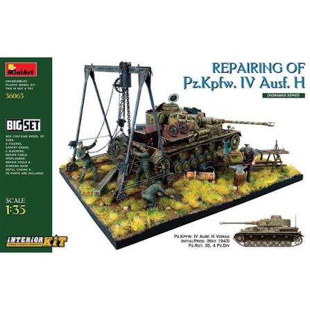 Repairing of Pz.Kpfw. IV AUF. H 1/35 MiniArt 36063 (FINAL SALE)