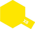 TAMIYA X-8 PEINTURE ACRYLIQUE JAUNE MINI