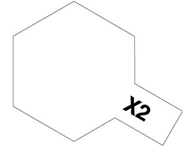 TAMIYA X-2 WHITE ACRYLIC MINI