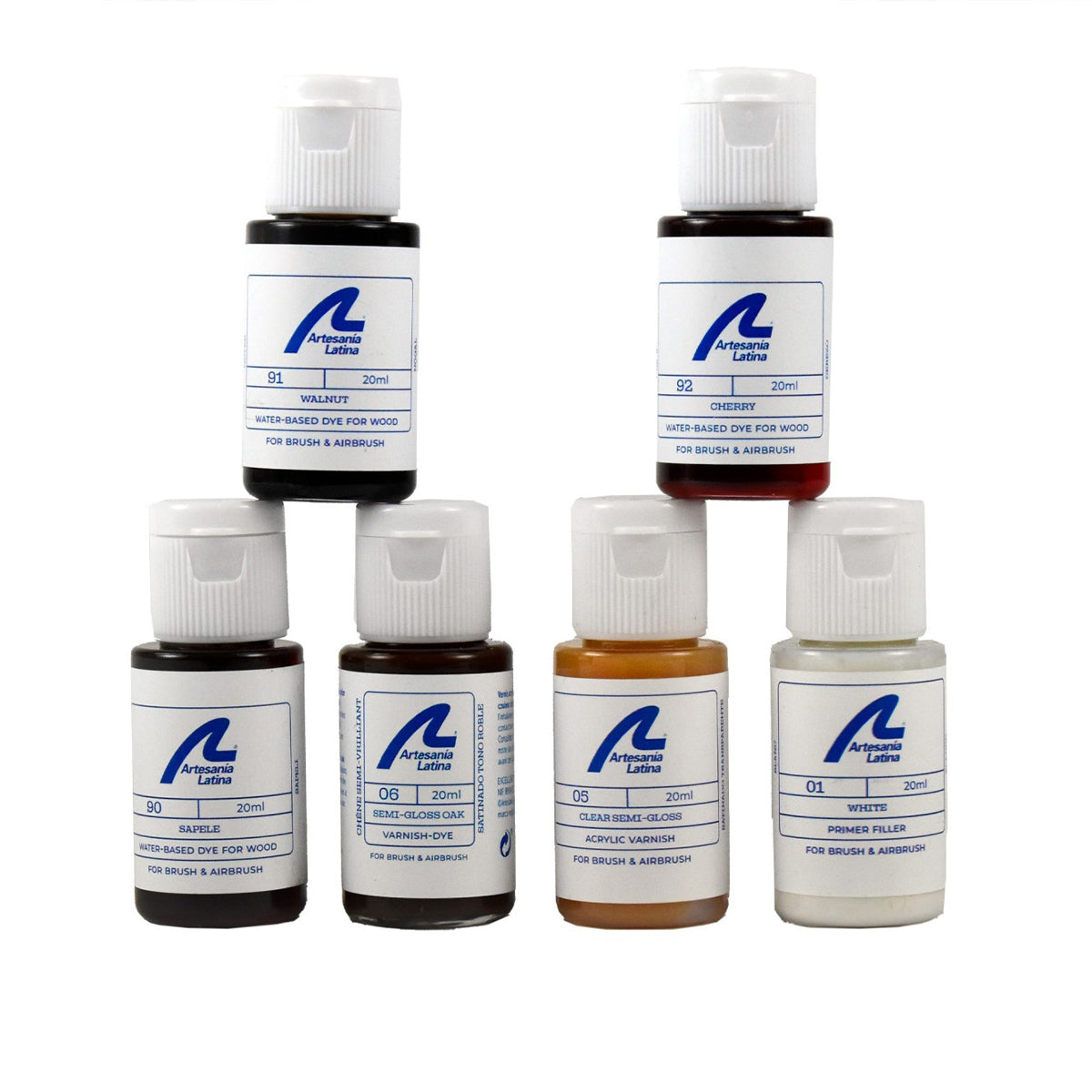 Artesania Latina 277PACKB3 MINI PACK DYES AND VARNISHES