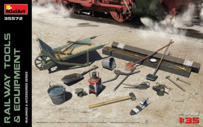 Rail Way Tools & Equipment 1/35 MiniArt 35572 (FINAL SALE)
