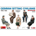 Civils allemands assis 1/35 MiniArt 38006 (VENTE FINALE)