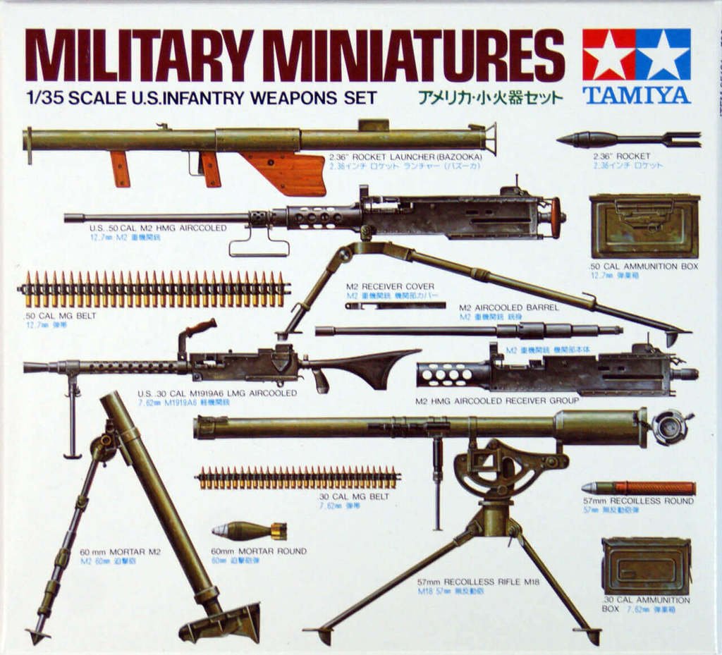 ARMES D'INFANTERIE AMÉRICAINE 1/35