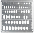TAMIYA MODELING TEMPLATE RR 1-6